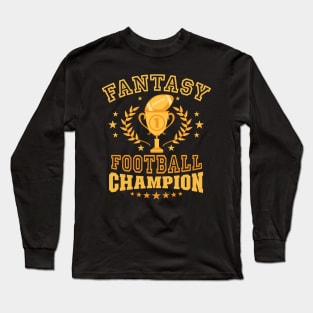 Fantasy Football Champion FFL Draft Winner Long Sleeve T-Shirt